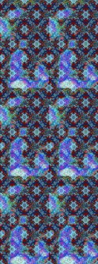 Raster Güzel kumaş deseni. Raster suluboya deseni, narin çiçekler, mavi ve kırmızı çiçekler, tebrik kartı şablonu..