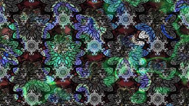 Raster illüstrasyonu. Gri ve siyah renkli çiçekler. Çizim çiçek deseni duvar kağıdı için kullanılabilir.