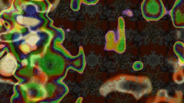 Poster ya da kapak için arka plan. Yapraklı çizim şekli. Şirin, zarif çiçekler Raster illüstrasyonu. Tekstil için figür. Davetiye ve kartpostal tasarımı için dekoratif çiçek unsurları.