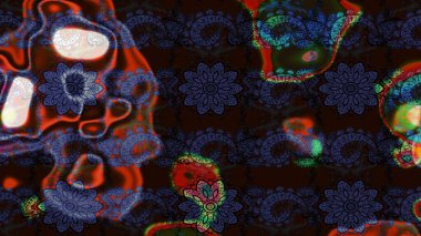 Kahverengi ve gri renkli çiçekler. Nazik, narin çiçek arkaplanı. Raster çiçek desenli ve çiçekli..