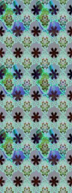 Eskiz Vintage Çiçek Deseni. Raster Kalça dokusu deseni.