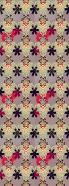 Hediye ambalaj kağıdı, tebrik kartları, posterler ve pankart tasarımı. Raster düz çiçek çizim deseni. Bej renkte çiçekler.