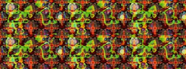 Güzel kumaş deseni. Raster suluboya deseni, narin çiçekler, siyah ve kahverengi çiçekler, tebrik kartı şablonu..