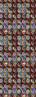 Çiçekli çizim şekli. Düz Çiçek Elementleri Tasarımı. Renkli Bahar Teması eskiz kalıbı. Renkli çiçekler.