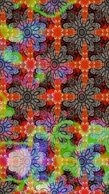 Süslü zentangle çizim dokusu, soyut çiçeklerle süslenmiş. Çiçek deseni duvar kağıdı, desen dolguları ve web sayfası arka planı için kullanılabilir. Şekillendirilmiş çiçekli çizim deseni.