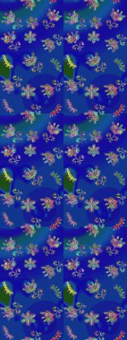 Nazik romantik baskı. Raster dikişsiz şirin çiçek deseni. Tatil havası. Bahar mevsimi.