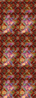 Raster illüstrasyonu. Renkli çiçekler. El çizimi çiçekli soyut çizim deseni.