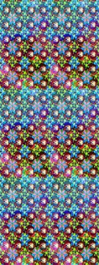 Parlak elementlerin. Çizim çiçek deseni duvar kağıdı, web sitesi arka planı, ambalaj kağıdı, davetiye, broşür, afiş veya web sitesi için kullanılabilir. El çizimi Raster illüstrasyonu.