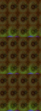 Kahverengi renkli çiçekler. Düz Çiçek Elementleri Tasarımı. Renkli Yaz Temalı eskiz kalıbı. Raster illüstrasyonunda çiçek deseni çizimi.