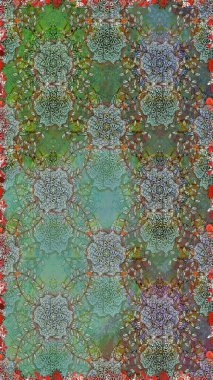 Stilize çiçek ile Seamless modeli. Süslü zentangle sorunsuz doku, soyut çiçeklerle süs. Çiçek desenli kullanılan duvar kağıdı, desen dolgularını, web sayfası arka planı için.