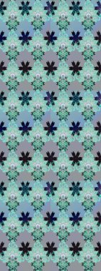 Kumaş, duvar kağıdı ve kağıt üzerine baskı yapmak için gelişen arka plan. Moda arka planında parlak buketler. Raster illüstrasyonu. Eski usul küçük çiçekli şirin bir eskiz deseni..