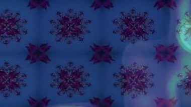 Renkli unsurlarla hareketli arka plan görüntüleri. Çiçekler. Eski model. Bayrak tarzı. Video kaydı. Şablon. Döngü. Kusursuz.. 