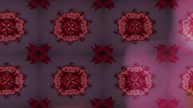 Renkli unsurlarla hareketli arka plan görüntüleri. Çiçekler. Eski model. Bayrak tarzı. Video kaydı. Şablon. Döngü. Kusursuz.. 