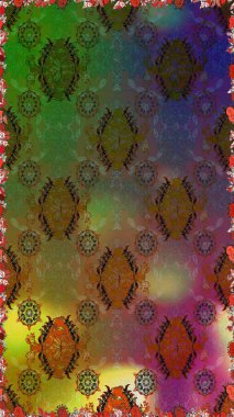 Stilize çiçek ile Seamless modeli. Süslü zentangle sorunsuz doku, soyut çiçeklerle süs. Çiçek desenli kullanılan duvar kağıdı, desen dolgularını, web sayfası arka planı için.