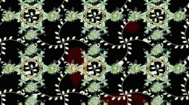 Tebrik kartı geçmişi, boyama kitabı, arkaplan ve tekstil için kullanılabilir. Raster Henna tarzı. Sınır Kızılderili çiçekli paisley patten. Etnik Mandala havlusu. Taslak süsleme izi.