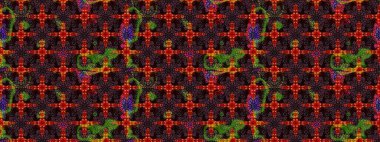 Düz Çiçek Elementleri Tasarımı. Renkli Bahar Teması eskiz kalıbı. Siyah ve kahverengi renkte çiçekler. Raster illüstrasyonunda çiçek deseni çizimi.