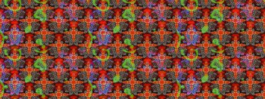 Suluboya, elle çizilmiş. Çiçekler kırmızı ve kahverengi üzerine. Eskiz arkaplan modeli. Raster stoku.