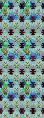 Eskiz Vintage Çiçek Deseni. Raster Kalça dokusu deseni.