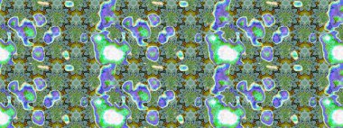 Küçük bir çiçekte eskiz deseni. Hoş bir çiçek geçmişi var. Güzel kumaş deseni. Raster illüstrasyonu.