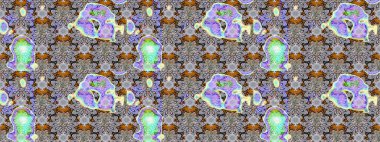 Suluboya çiçekli çiçek deseni. Raster illüstrasyonu. Gri ve nötr renklerde güzel tekstil.