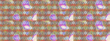 Şirin çiçekler. Çizgi çizimi kalıbı. Raster Moda kumaş deseni.