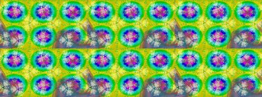 Parlak renkli çiçekli ve yeşil yapraklı harika bir çiçek deseni. Moda baskıları için zarif bir şablon. Modern çiçek arkaplanı. Halk stili.