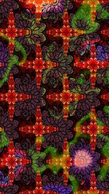 Raster güzel bir çiçek deseni çizmiş. Tatil havası. Nazik romantik baskı. Bahar mevsimi. Kahverengi ve siyah renkte çiçekler.