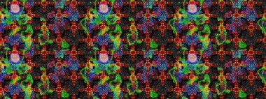 Düz Çiçek Elementleri Tasarımı. Renkli Bahar Teması eskiz kalıbı. Raster illüstrasyonundaki çiçek desenli çizim. Siyah ve gri renkte çiçekler.