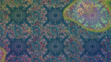 Raster illüstrasyonu. Güzel kumaş deseni. Küçük çiçekteki sevimli çiçek deseni. Güzel karalama çiçekleri olan kusursuz çiçek deseni..