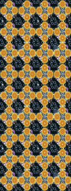 Süslü zentangle çizim dokusu, soyut çiçeklerle süslenmiş. Çiçek deseni duvar kağıdı, desen dolguları ve web sayfası arka planı için kullanılabilir. Şekillendirilmiş çiçekli çizim deseni.