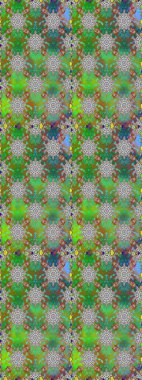 Karalama çiçeği. Güzel kumaş deseni. Renkli Bahar Temalı Kusursuz Arkaplan. Zentangle soyut çiçekleri. Düz Çiçek Elementleri Tasarımı. Raster illüstrasyonu.