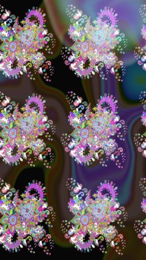 Etnik Mandala süsleme. Kullanılabilir Tekstil, tebrik kartı, boyama kitabı, telefon durumda yazdırma için. Raster kına dövme tarzı. Hint çiçek desenli madalyon desen.