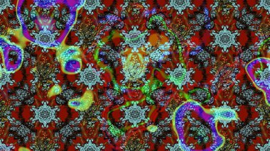 Raster 'ın taze dokusu. Yumuşak pamuk tasarımı. Yumuşak fayans. Paketleme, tekstil, duvar kâğıdı için çiçek eskizi. Klasik çiçek deseni.