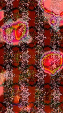 Küçük renkli çiçekler. Moda baskıları için zarif bir şablon. Çiçekli yaz çiçekleri. Motley illüstrasyonu. Küçük çiçekte güzel bir desen. Çizim.