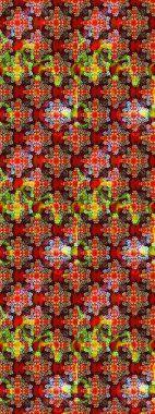 Raster. Güzel suluboya çiçekler, parlak boya çiçek desenli eskiz arka planı.