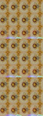 Küçük çiçekteki sevimli çiçek deseni. Varicolobeige Raster çizimi. Birçok bej soyut çiçekli tropikal çizim deseni.