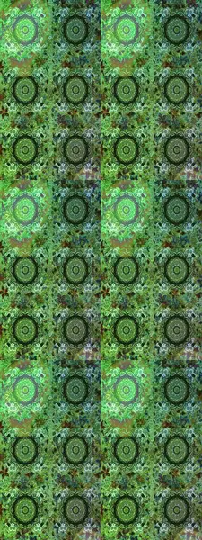 Kusursuz klasik altın desen. Raster geleneksel oryantasyon süsü. Altın elementlerle yeşil renklerde altın desen.