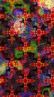 Siyah ve kahverengi renkte çiçekler. Raster illüstrasyonu. Çiçek desenli eskiz, vuruşlar, sıçramalar, yaz çiçekleri..