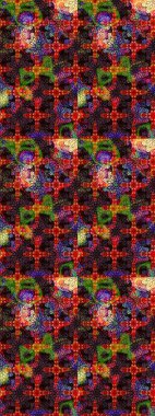 Küçük çiçekteki sevimli çiçek deseni. Siyah ve kahverengi renkte çiçekler. Raster illüstrasyonu.