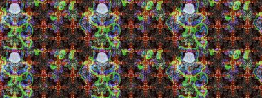 Çiçek kompozisyonu, el boyası, hassas şablon. Sevgililer günü ve tebrik kartı konsepti için şık bir davetiye. Üst manzara, yumuşak stil. Kahverengi ve siyah renkte manzaralı çiçek deseni.