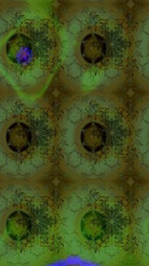 Modern stil dokusu. Çiçek desenli raster, yeşil çizgi grafik deseni soyut raster arkaplan.