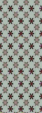 Gri renkli çiçekler. Düz Çiçek Elementleri Tasarımı. Sevimli çiçek raster deseni. Renkli Bahar Teması çizim şablonu.