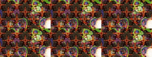 Anti-stres için soyut örnek sayfası. Kahverengi ve siyah renklerde. Raster illüstrasyonu.