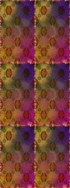 Kahverengi ve mor renklerde. Raster deseni. Raster illüstrasyonu. Küçük çiçekteki sevimli çiçek deseni. Soyut çiçek pürüzsüz desen arkaplanı.