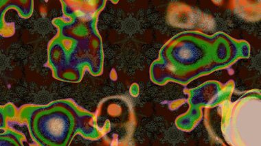 Düz Çiçek Elementleri Tasarımı. Kahverengi ve gri renkli çiçekler. Renkli Bahar Teması eskiz kalıbı. Çiçek desenli eskiz, yaz çiçekleri..