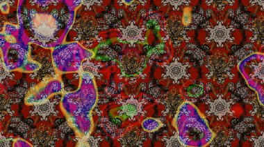 Nazik romantik baskı. Raster güzel bir çiçek deseni çizmiş. Tatil havası. Bahar mevsimi.