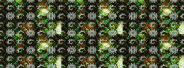 Elle boyanmış suluboya resim çizimleri, çiçekler ve bitkiler. Siyah ve yeşil renkte çiçekler.