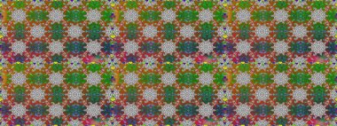 Raster illüstrasyonunda kusursuz çiçek deseni. Güzel kumaş deseni. Düz Çiçek Elementleri Tasarımı. Renkli Bahar Teması Kusursuz Arkaplan.