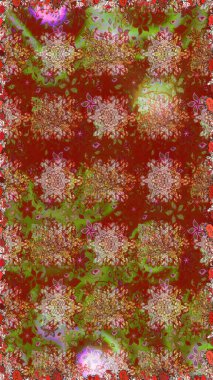 Çiçek deseni duvar kağıdı, desen dolguları ve web sayfası arka planı için kullanılabilir. Süslü, dikişsiz, soyut çiçeklerle süslenmiş. Şekillendirilmiş çiçeklerle kusursuz desen.