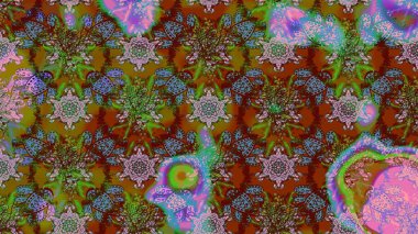 Raster Hip kumaş deseni. Eskiz Vintage Çiçek Deseni.